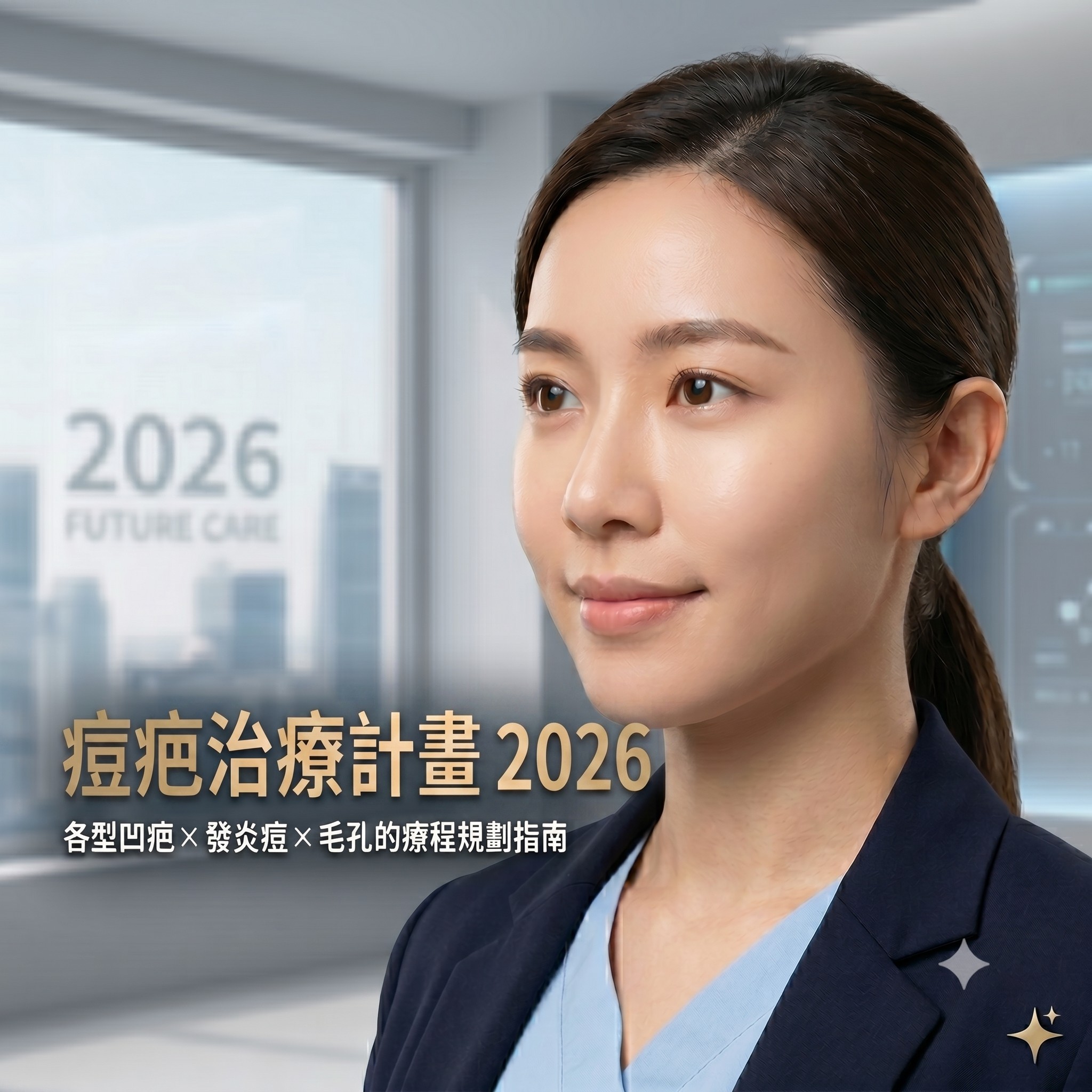 痘疤綜合治療計畫:從發炎控制、鬆解囊縮帶、結構式填補到雷射修飾的分階段療程規劃