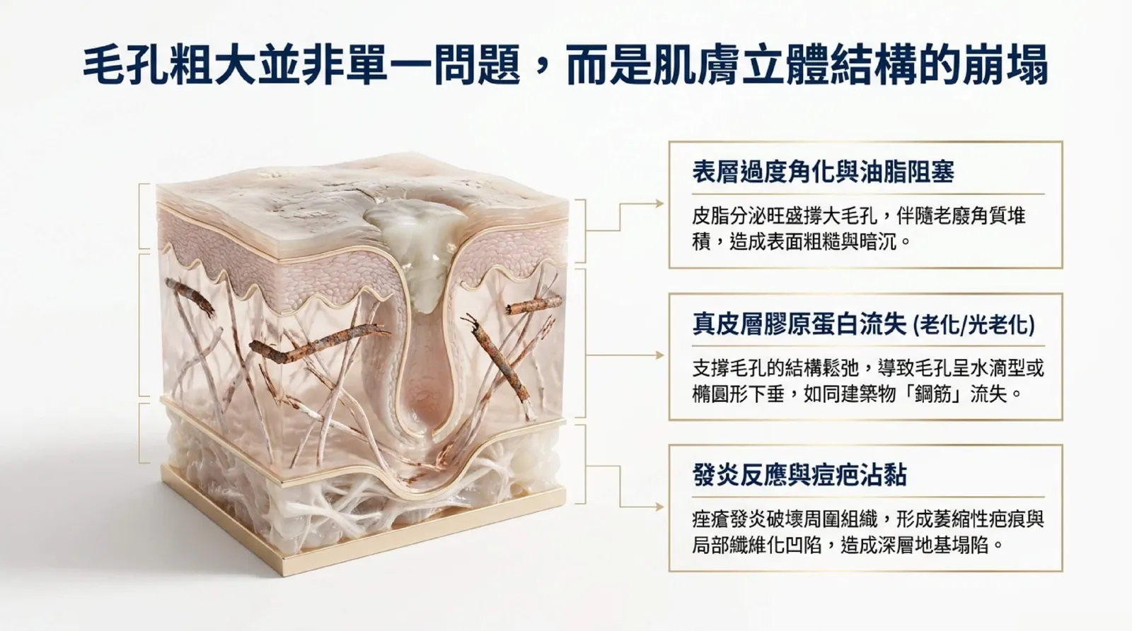 毛孔粗大六型分辨與對症治療