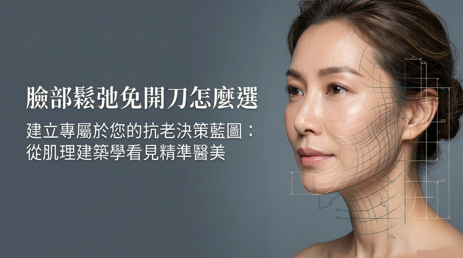 臉部鬆弛免開刀怎麼選?