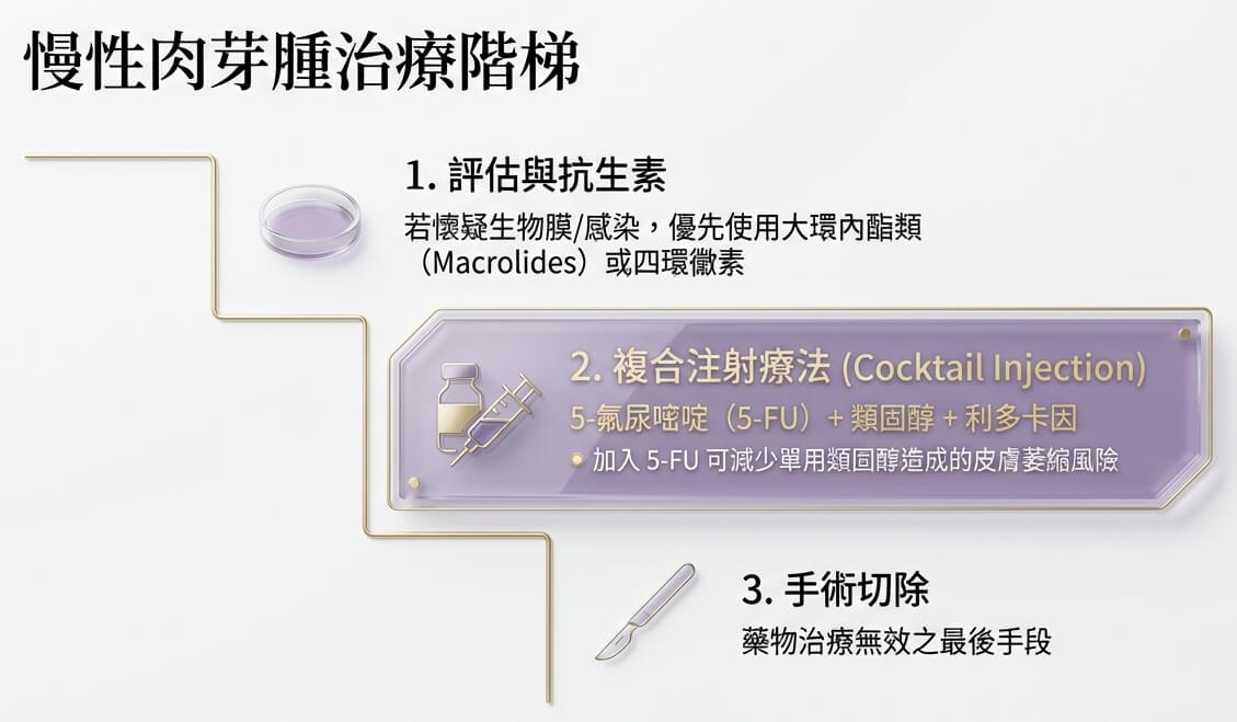 栓塞併發症治療階梯